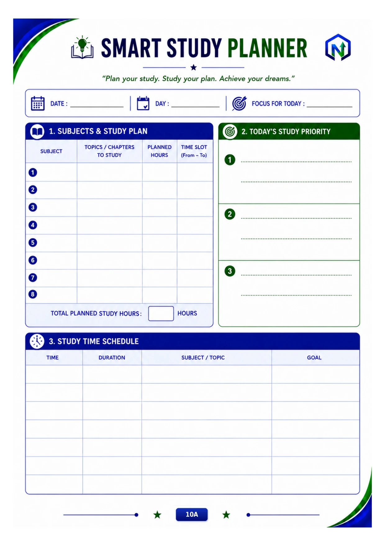 Smart Study Planner